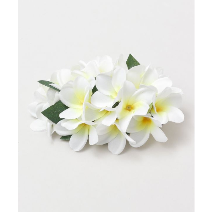 ホワイト | 【マウナロア】プルメリアクリップ | アミナコレクション 