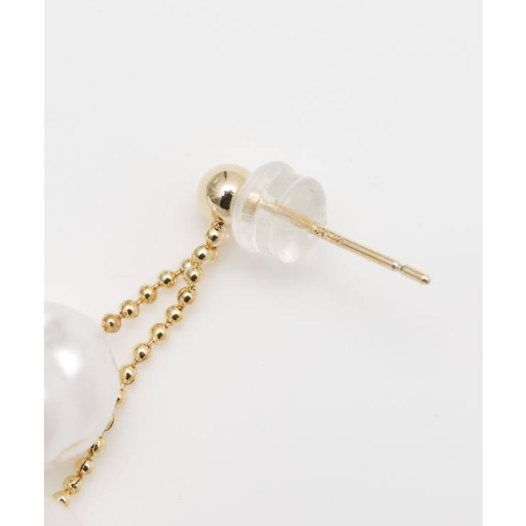 【マウナロア】チェーンパールピアス | アミナコレクション  | 詳細画像4 