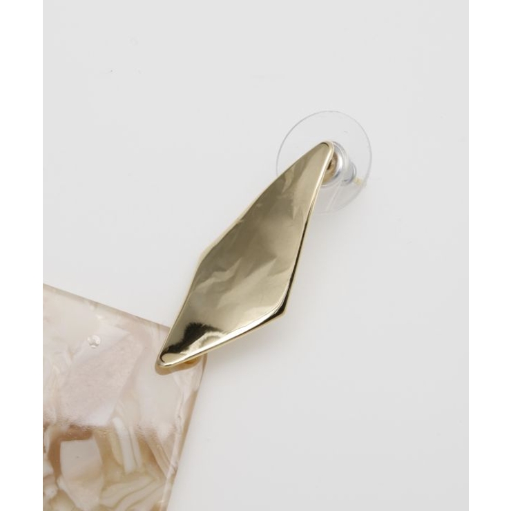 【マウナロア】アセチスクエアピアス | アミナコレクション  | 詳細画像6 