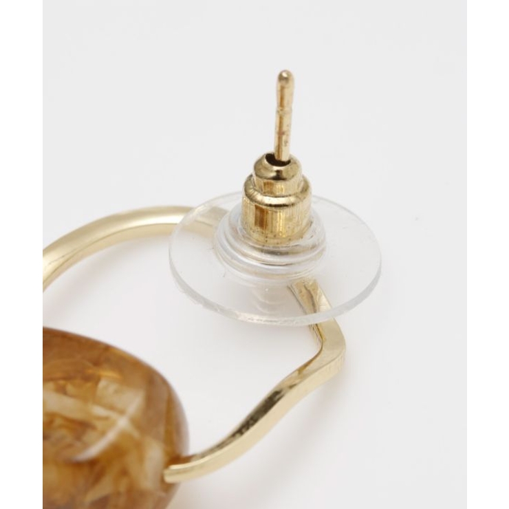 【マウナロア】スクエアビーズピアス | アミナコレクション  | 詳細画像5 