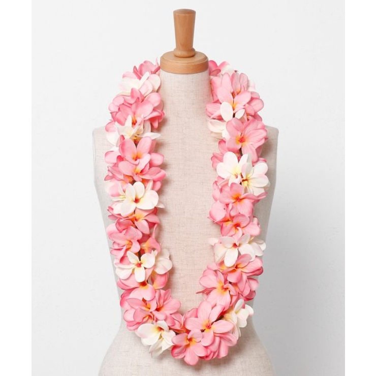 ピンク | 【マウナロア】プルメリアボリュームレイ | アミナコレクション 