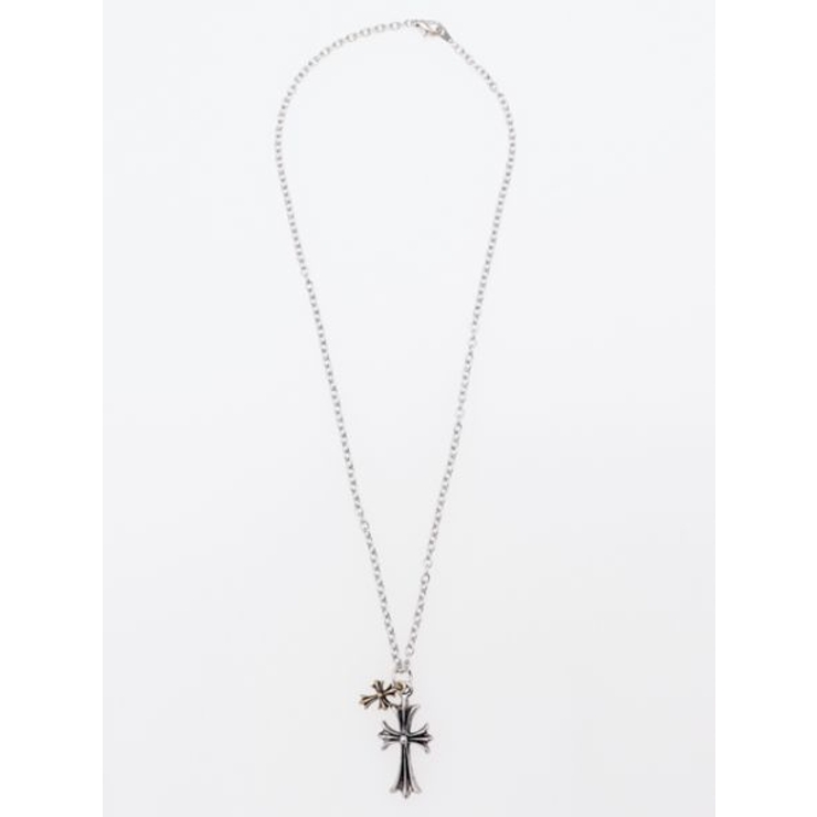 【チャイハネ】ダブルモチーフMEN'Sネックレス 韓国 | アミナコレクション | 詳細画像1 