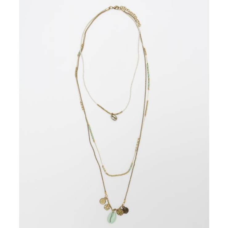 その他 | 【チャイハネ】パルワリー3連ロングネックレス | アミナコレクション