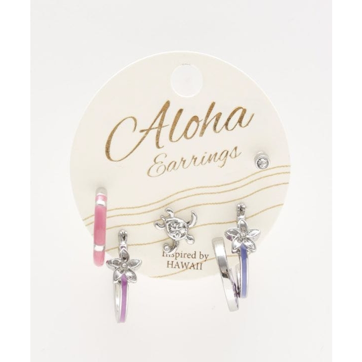 【Kahiko】プルメハワイセットピアス | アミナコレクション  | 詳細画像1 