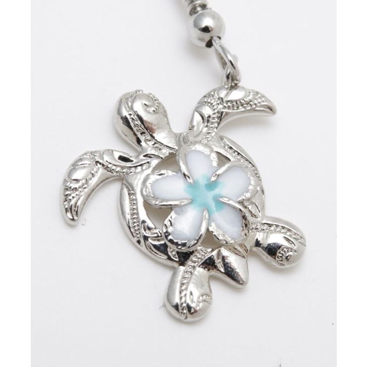 【Kahiko】ホヌ＆プルメリアピアス | アミナコレクション  | 詳細画像3 