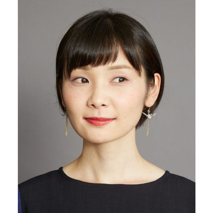 【カヤ】飛び鶴ピアス | アミナコレクション  | 詳細画像3 