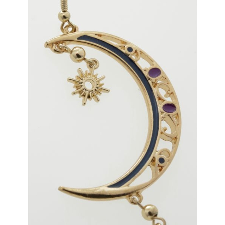 【チャイハネ】太陽と三日月ピアス | アミナコレクション  | 詳細画像4 