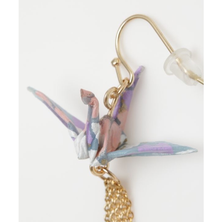 【カヤ】飛び鶴ピアス | アミナコレクション  | 詳細画像5 