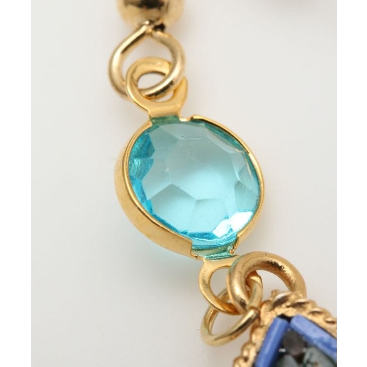 【欧州航路】	【ベネチアンガラス】モザイクフックミニマルピアス | アミナコレクション  | 詳細画像4 