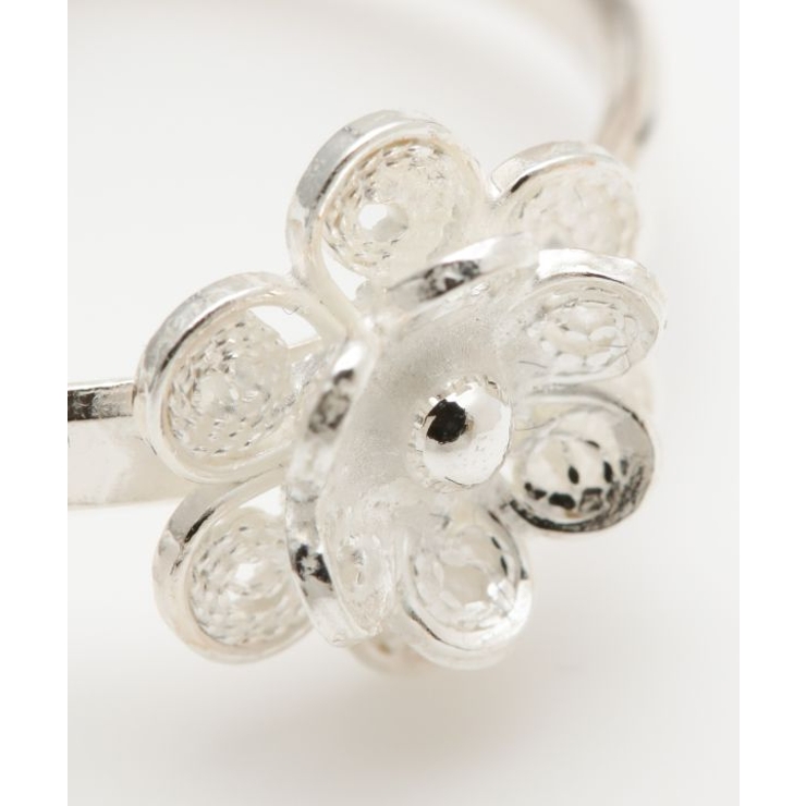 Silver925 マルタ島伝統工芸フィリグリークラシックフラワー