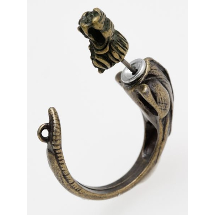 【チャイハネ】ドラゴンメタルピアス 片耳用1pcs 韓国 | アミナコレクション  | 詳細画像7