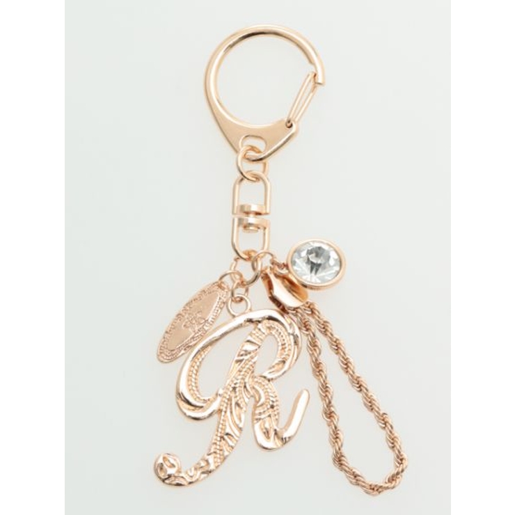 R | 【Kahiko】イニシャルゴールドキーホルダー | アミナコレクション 