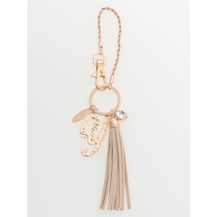 Y | 【Kahiko】イニシャルゴールドバッグチャーム | アミナコレクション 