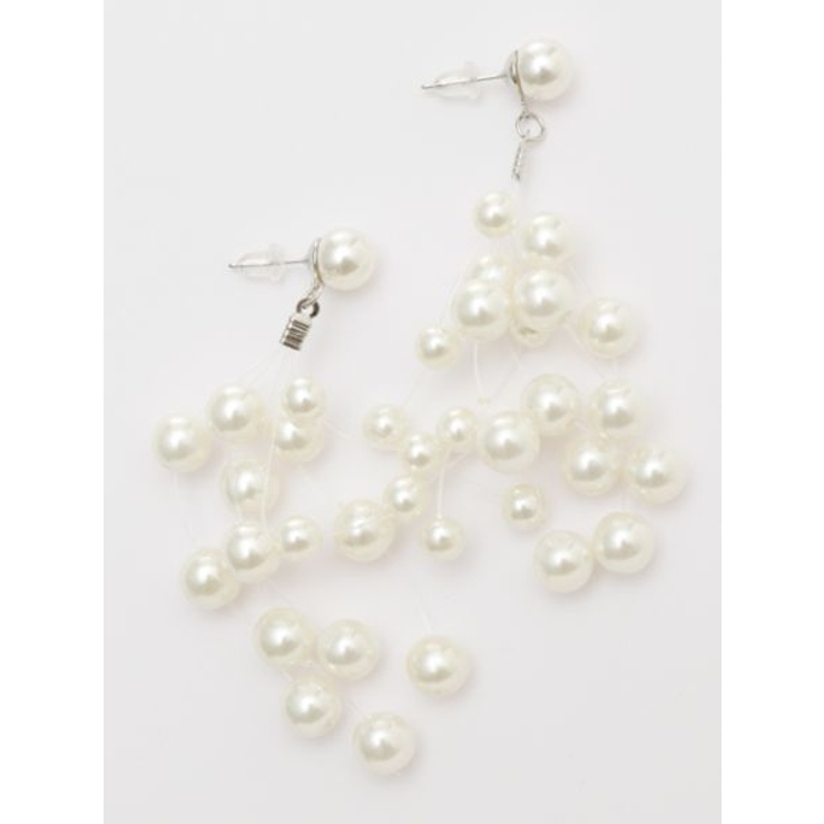 その他 | 【カヤ】枝垂れパール玉ピアス | アミナコレクション