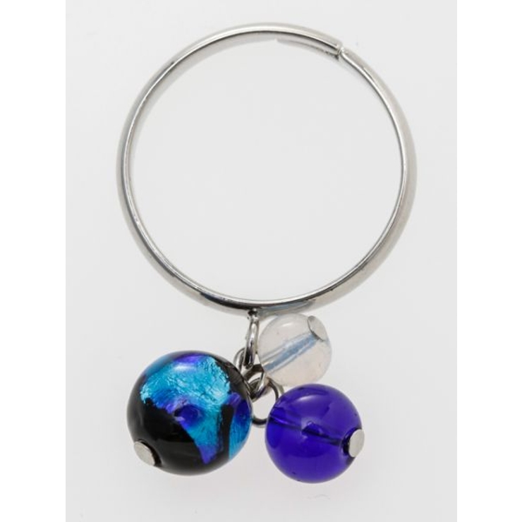 ブルー | 【カヤ】彩りほたる玉リング | アミナコレクション