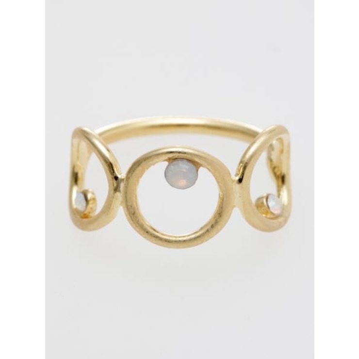 ホワイト | 【欧州航路】ラウンドフレームリング | アミナコレクション 