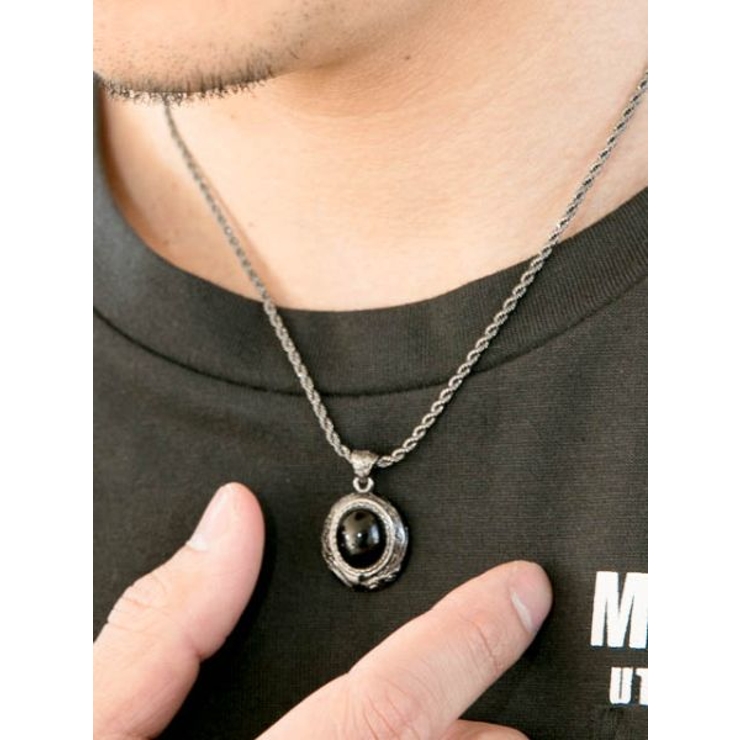 【Kahiko】ハワジュオーバルMEN'Sネックレス | チャイハネ | 詳細画像1 