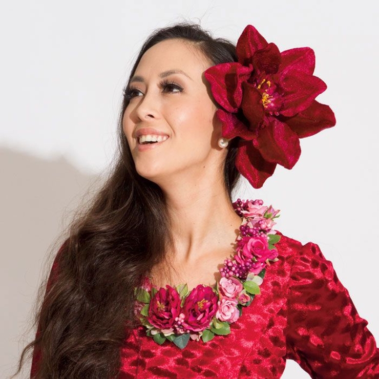 バーガンディー | 【Maunaloa】ベルベットマグノリアクリップ | アミナコレクション 