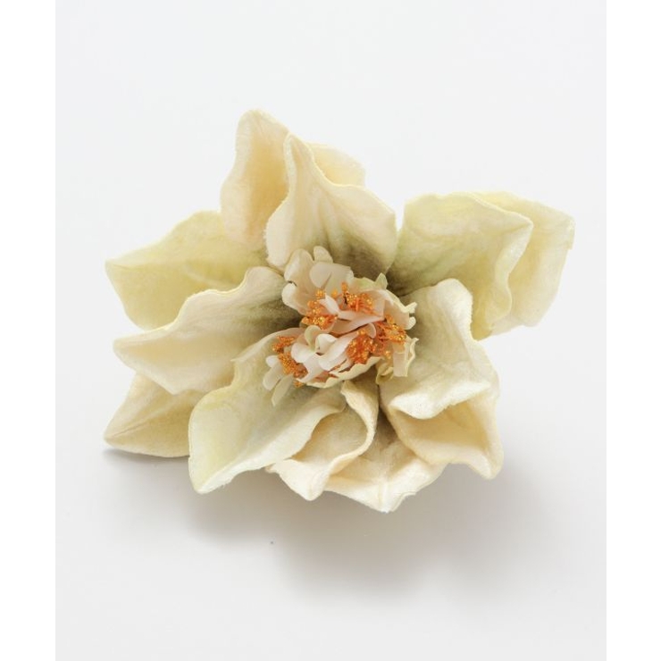 ホワイト系その他 | 【Maunaloa】ベルベットマグノリアクリップ | アミナコレクション 