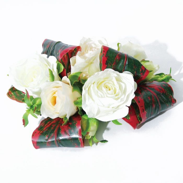 ホワイト | 【Maunaloa】ドラセナローズクリップ | アミナコレクション 