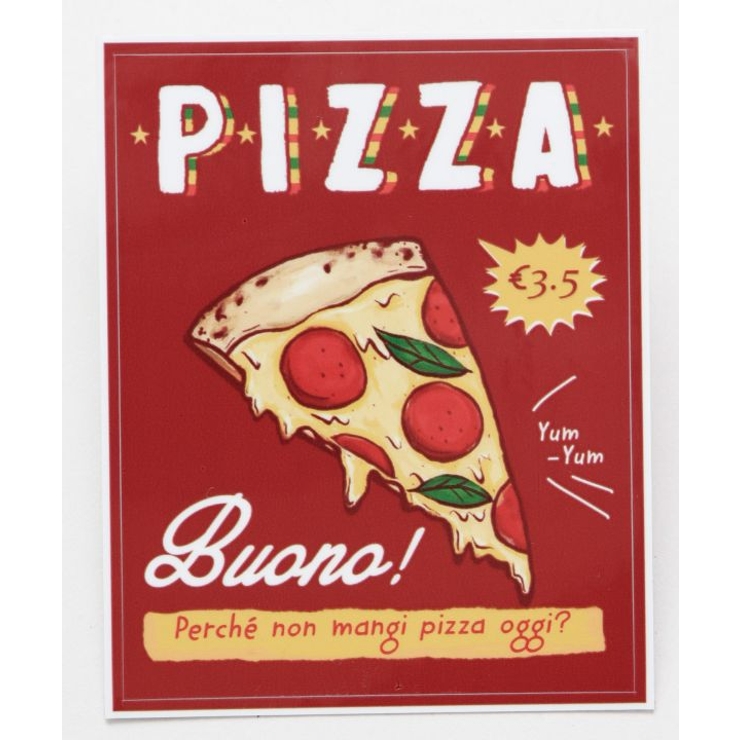 レッド | 【欧州航路】レトロパケステッカー | アミナコレクション 