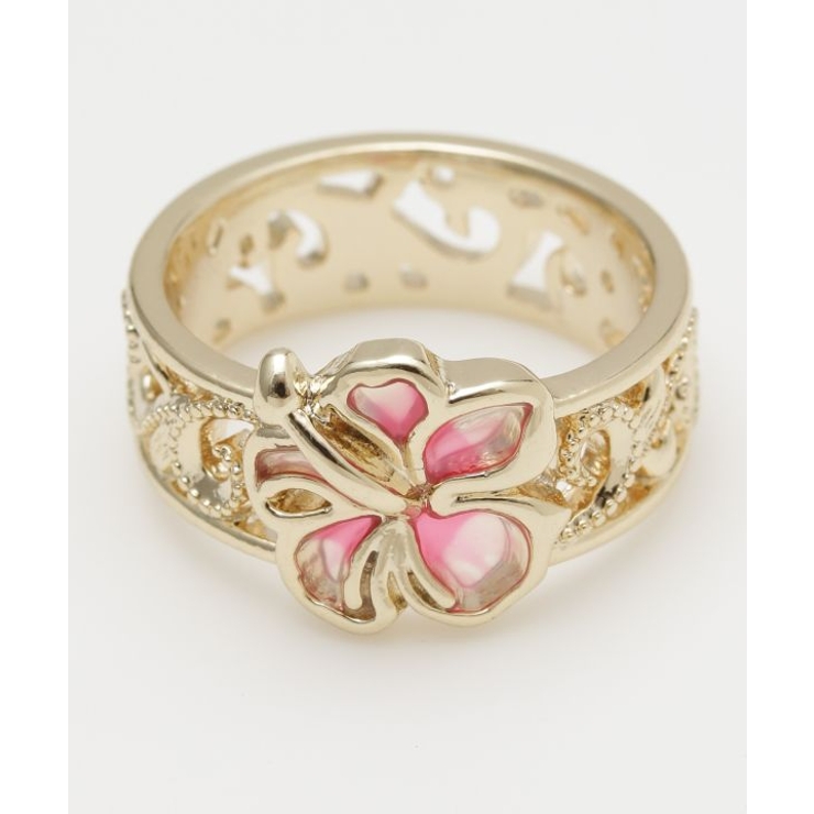 【Kahiko】アイラナハイビスカスリング | アミナコレクション  | 詳細画像1 