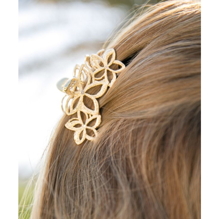 ゴールド | 【Kahiko】エコルプルメリアバンスクリップ | アミナコレクション 
