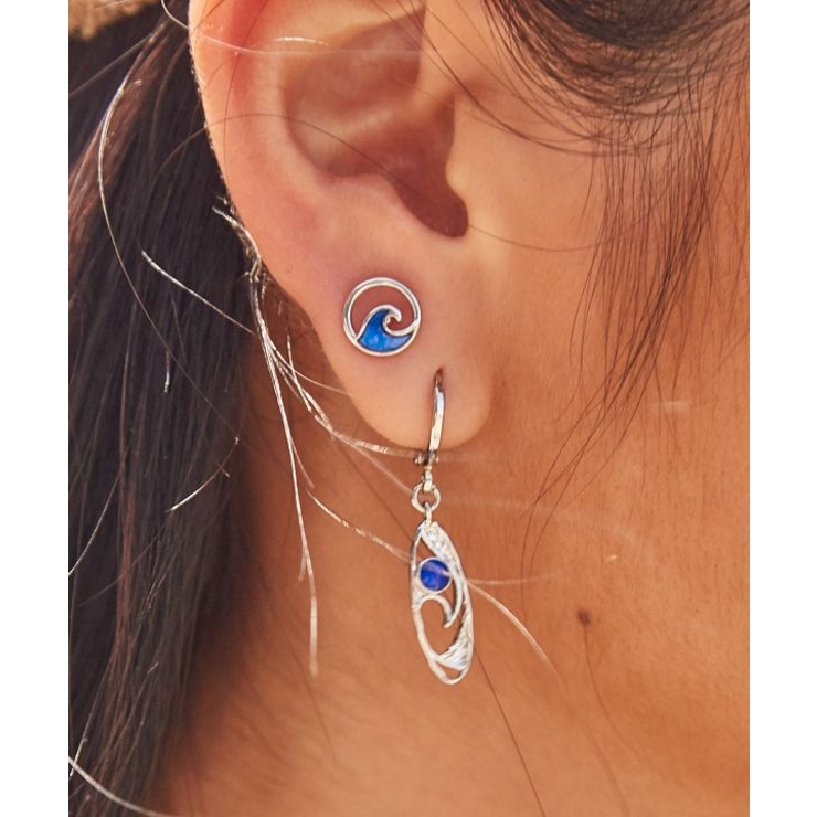 シルバー | 【Kahiko】ヘレナルウェーブ4点セットピアス | アミナコレクション 