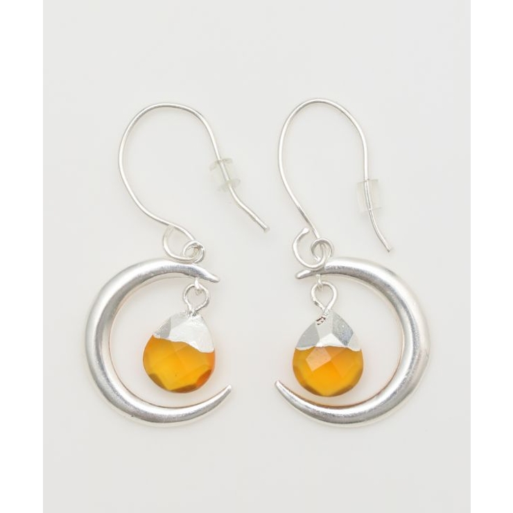 オレンジ | 【チャイハネ】ムーンフェーズピアス | アミナコレクション 