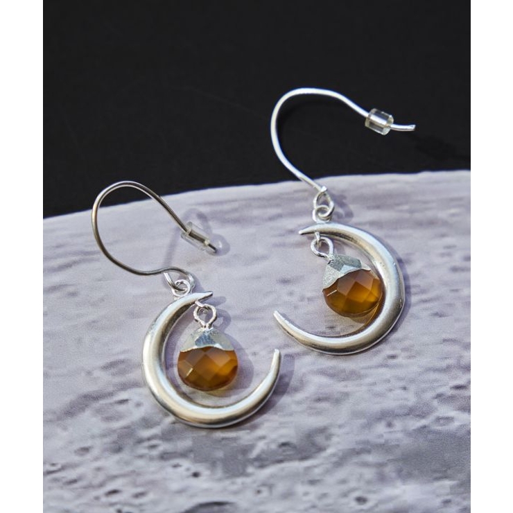 ライトイエロー | 【チャイハネ】ムーンフェーズピアス | アミナコレクション 