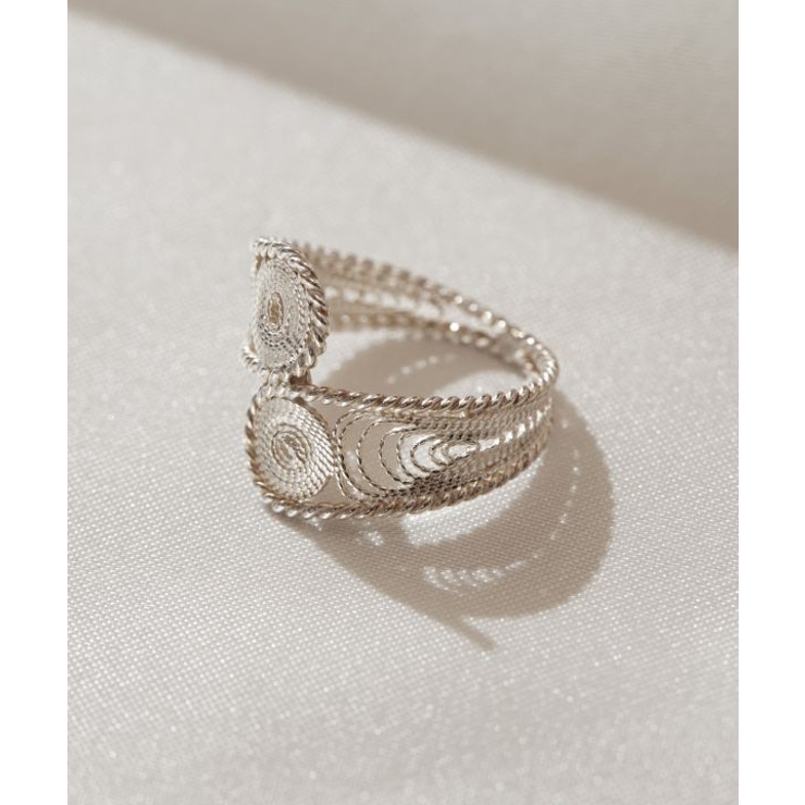 シルバー | 【欧州航路】Silver925 マルタ島伝統工芸フィリグリーダブルマッチリング … | アミナコレクション 