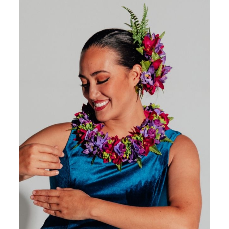 パープル | 【Maunaloa】シンビファーンレイ | アミナコレクション 