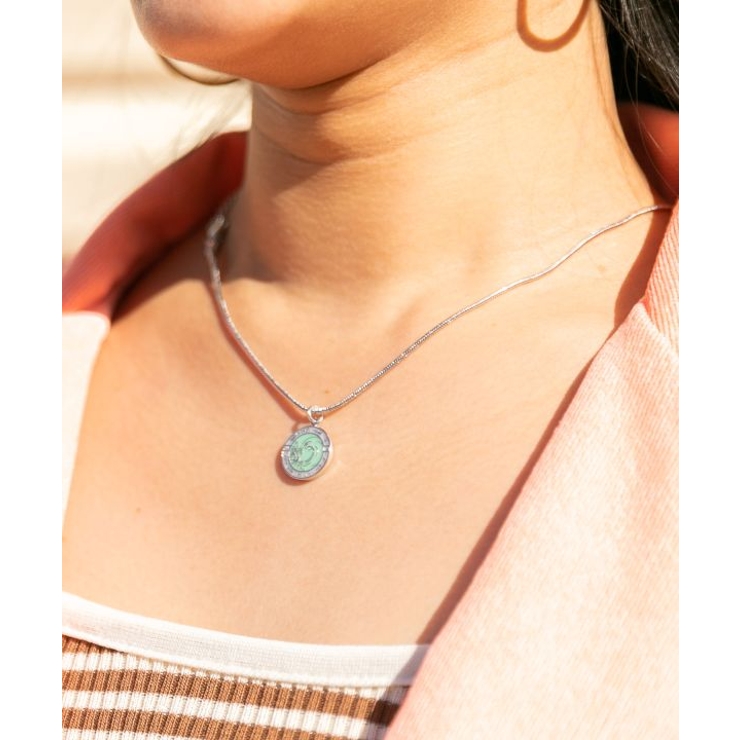 ミント | 【Kahiko】サーフコインネックレス | アミナコレクション 