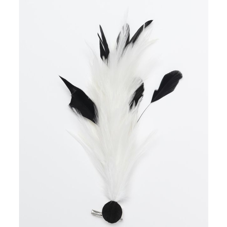 ホワイト | 【Maunaloa】ビビッドフェザークリップ | アミナコレクション 