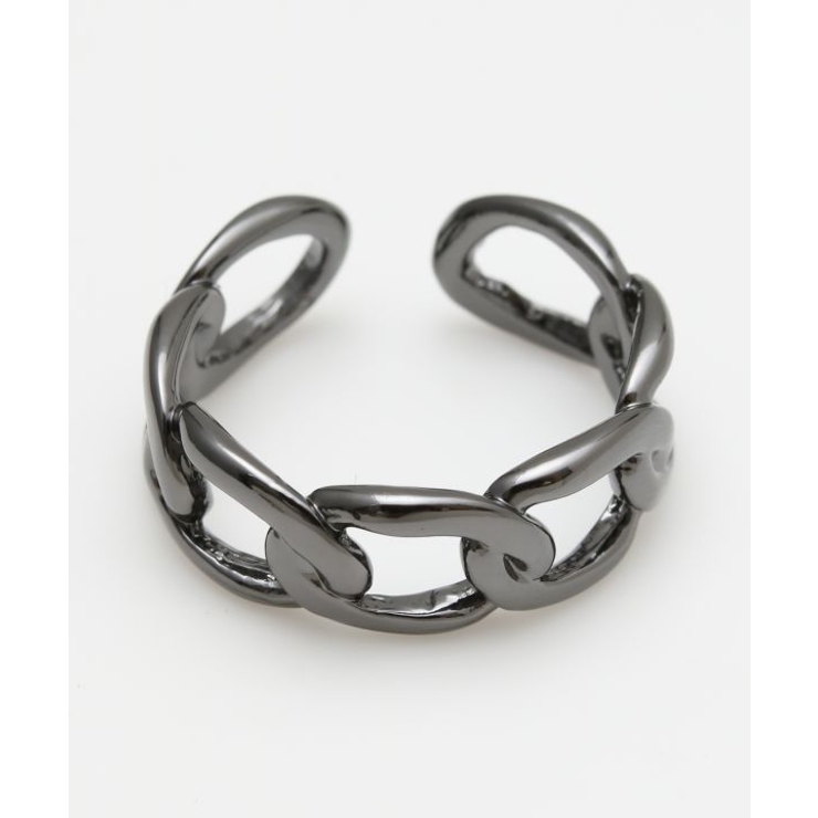 ブラック | 【チャイハネ】チェーンMEN'Sリング | アミナコレクション