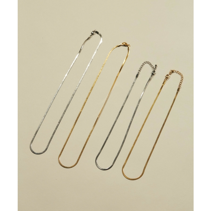 【 金属アレルギー対応 】 4mm スネークチェーンネックレス | ciite' | 詳細画像2 
