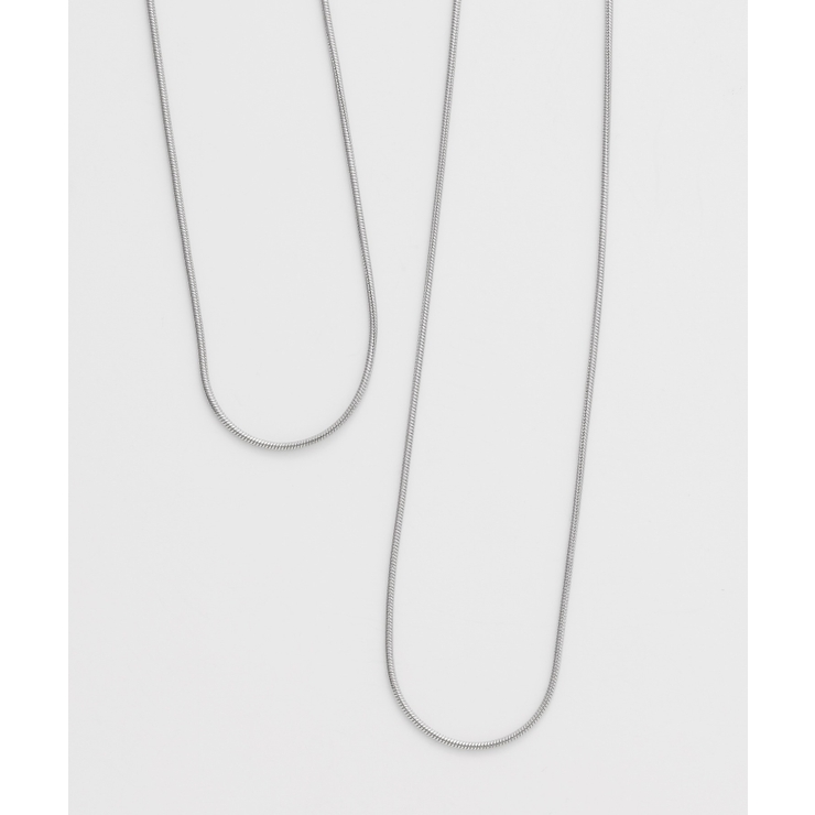 【 金属アレルギー対応 】 1mm スネークネックレス 2個セット | ciite' | 詳細画像9 