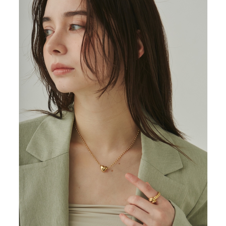【 金属アレルギー対応 】 ミニハートネックレス サージカルステンレス | ciite' | 詳細画像14 