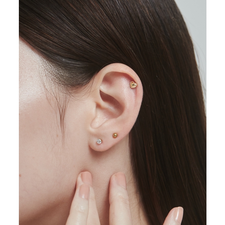 ゴールド | 【 金属アレルギー対応 】 3set pierce / ピアス3セット | ciite'