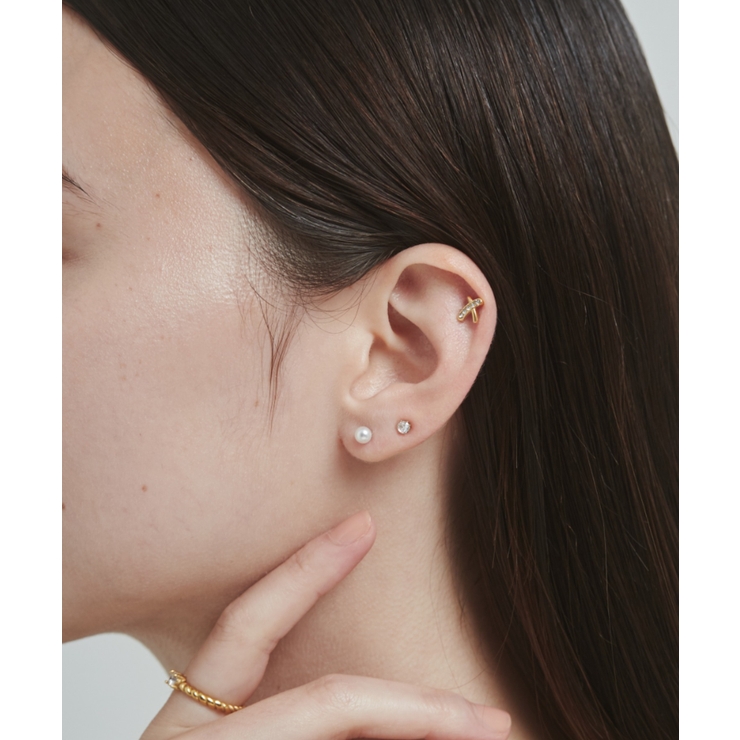 ゴールド | 【 金属アレルギー対応 】 3set pierce / ピアス3セット | ciite'