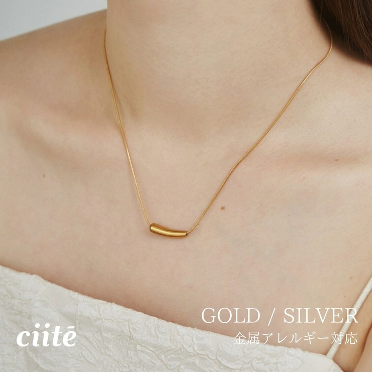 【 金属アレルギー対応 】 モチーフネックレス サージカルステンレス | ciite' | 詳細画像1 