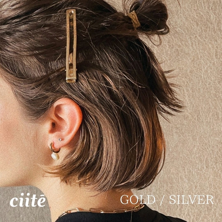 スクエアヘアクリップ | ciite' | 詳細画像1 