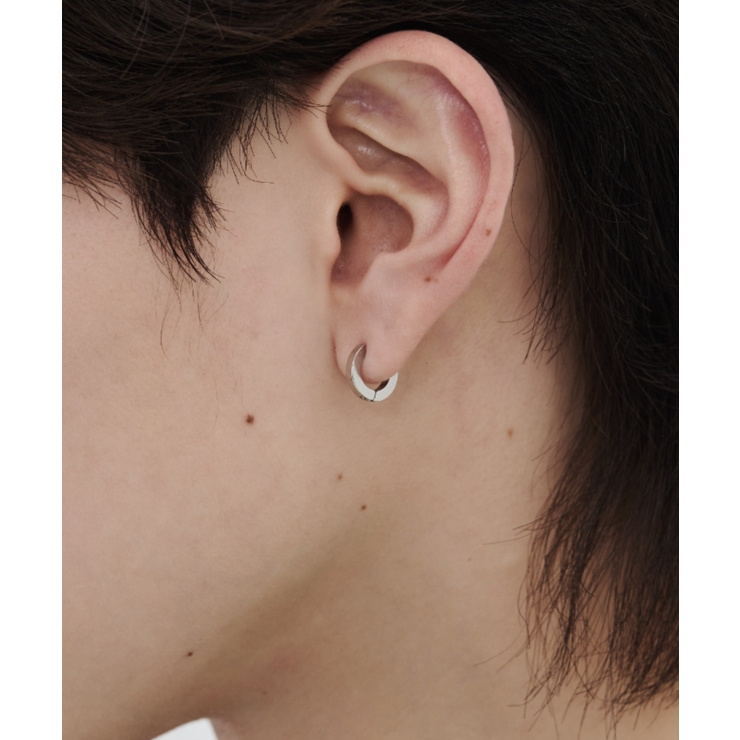 【 金属アレルギー対応 】シンプルフープピアス 直径10mm, 幅2mm | wyz | 詳細画像5 