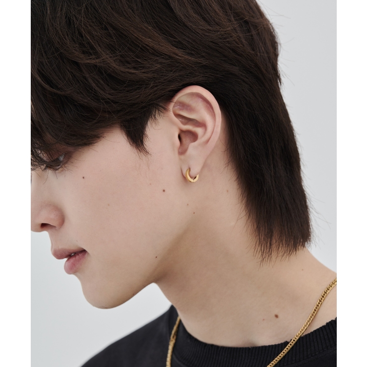【 金属アレルギー対応 】シンプルフープピアス 直径10mm, 幅2mm | wyz | 詳細画像9 