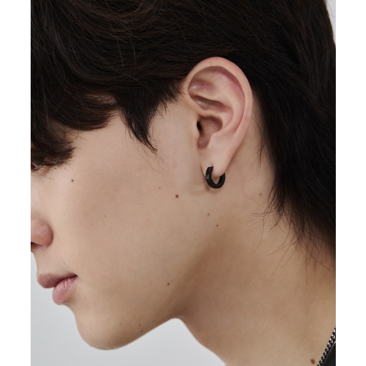 【 金属アレルギー対応 】シンプルフープピアス 直径13mm, 幅2.5mm | wyz | 詳細画像17 