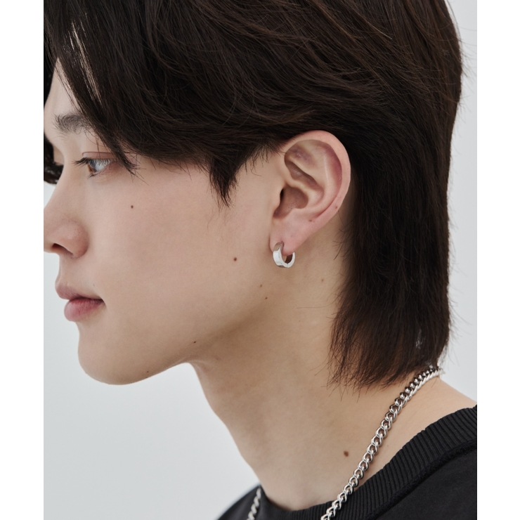 【 金属アレルギー対応 】シンプルフープピアス 直径13mm, 幅4mm | wyz | 詳細画像9 