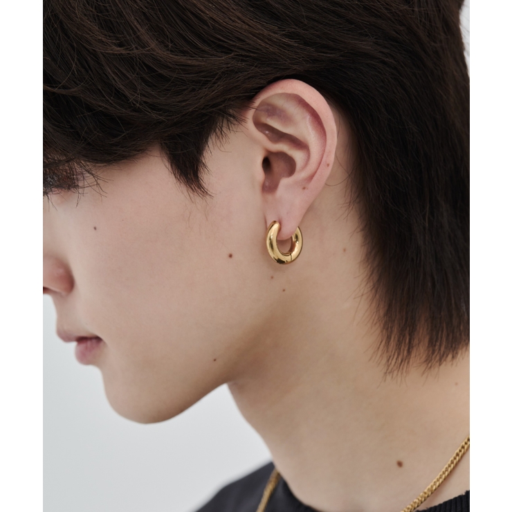 【 金属アレルギー対応 】リングフープピアス サージカルステンレス 直径2cm | wyz | 詳細画像10 