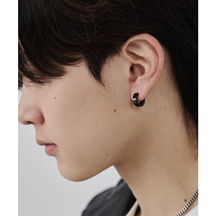 【 金属アレルギー対応 】シンプルフープイヤリング （両耳用）直径：13mm | wyz | 詳細画像13 