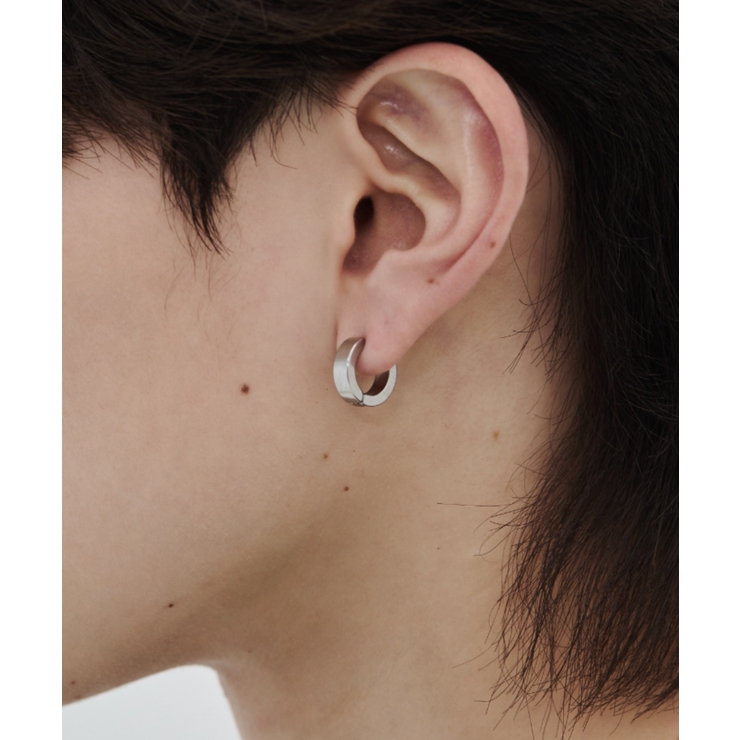 【 金属アレルギー対応 】シンプルフープイヤリング （両耳用）直径：13mm | wyz | 詳細画像4 