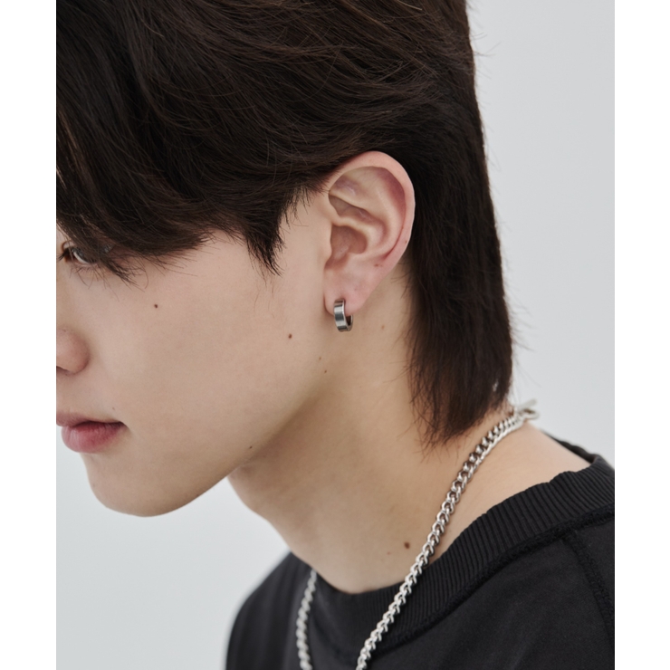 【 金属アレルギー対応 】シンプルフープイヤリング （両耳用）直径：13mm | wyz | 詳細画像5 
